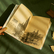 European Vintage-Style Illustrated Notebook